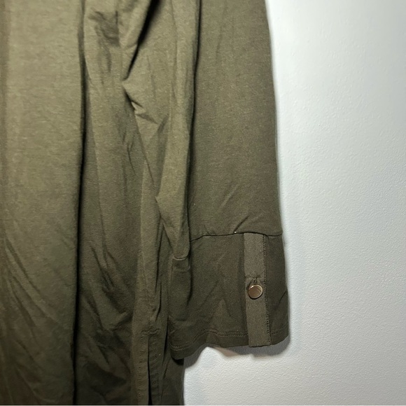 Chico’s Dark Green Touch of Cool Hardware Tunic Size XL - Picture 7 of 13